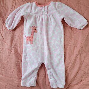 Carter's Fleece Sleeper Baby Girl's 12 Months